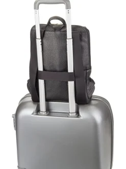 Mandarina Duck Damen Rucksack - Mellow Leather Squared FZT38 in schwarz