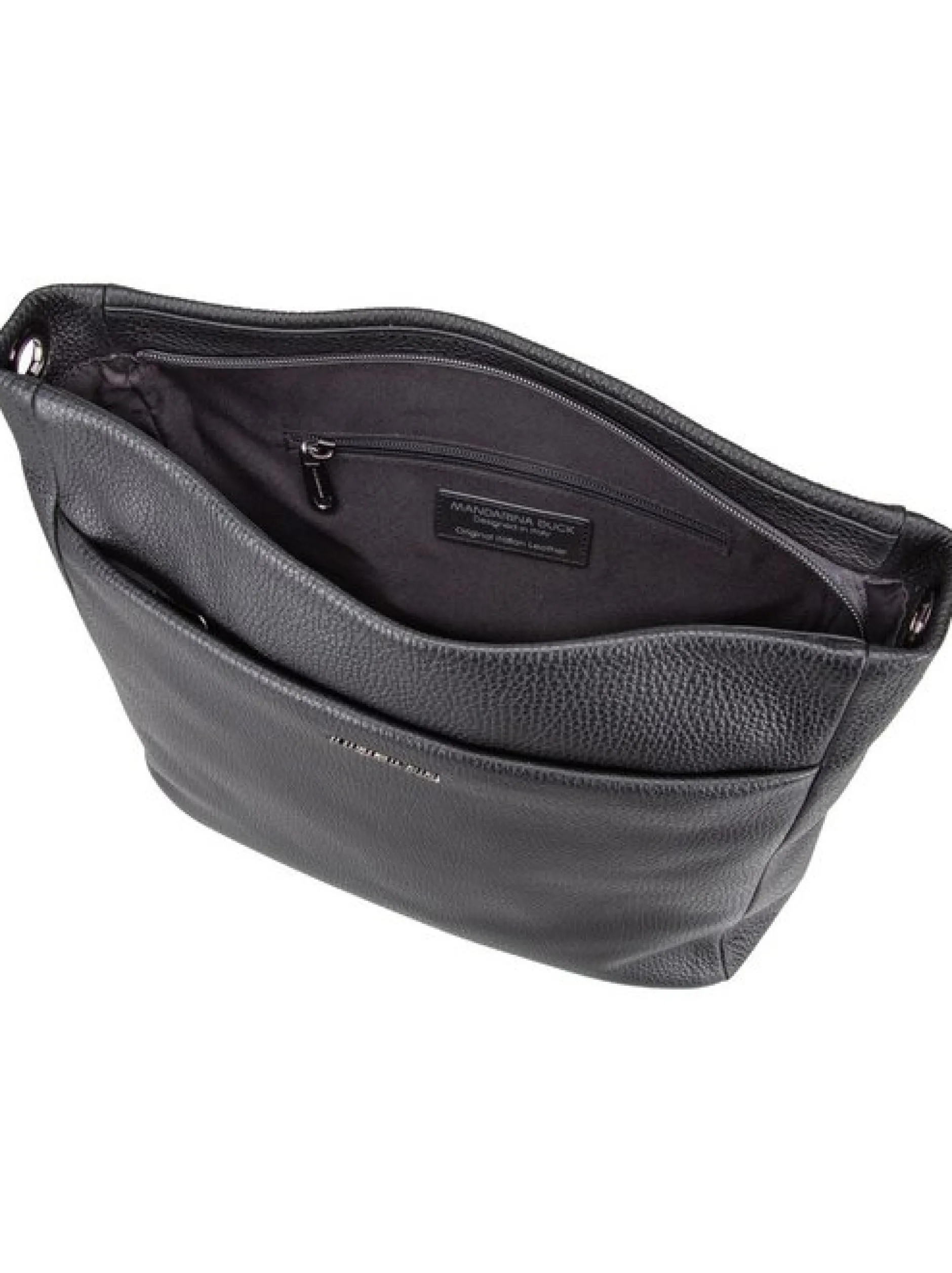 Mandarina Duck Unisex Bodybag - Mellow Leather Large FZT04 in schwarz