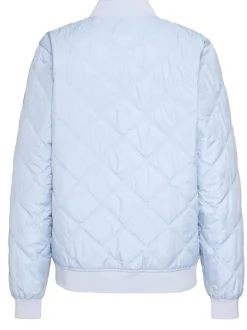 MANISA Fashion Damen Blouson in hellblau