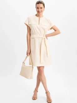 Marc Cain Collections Damen Blusenkleid in vanille