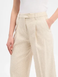 Marc Cain Collections Damen Culotte mit Leinen-Anteil - Wasco in sand beige