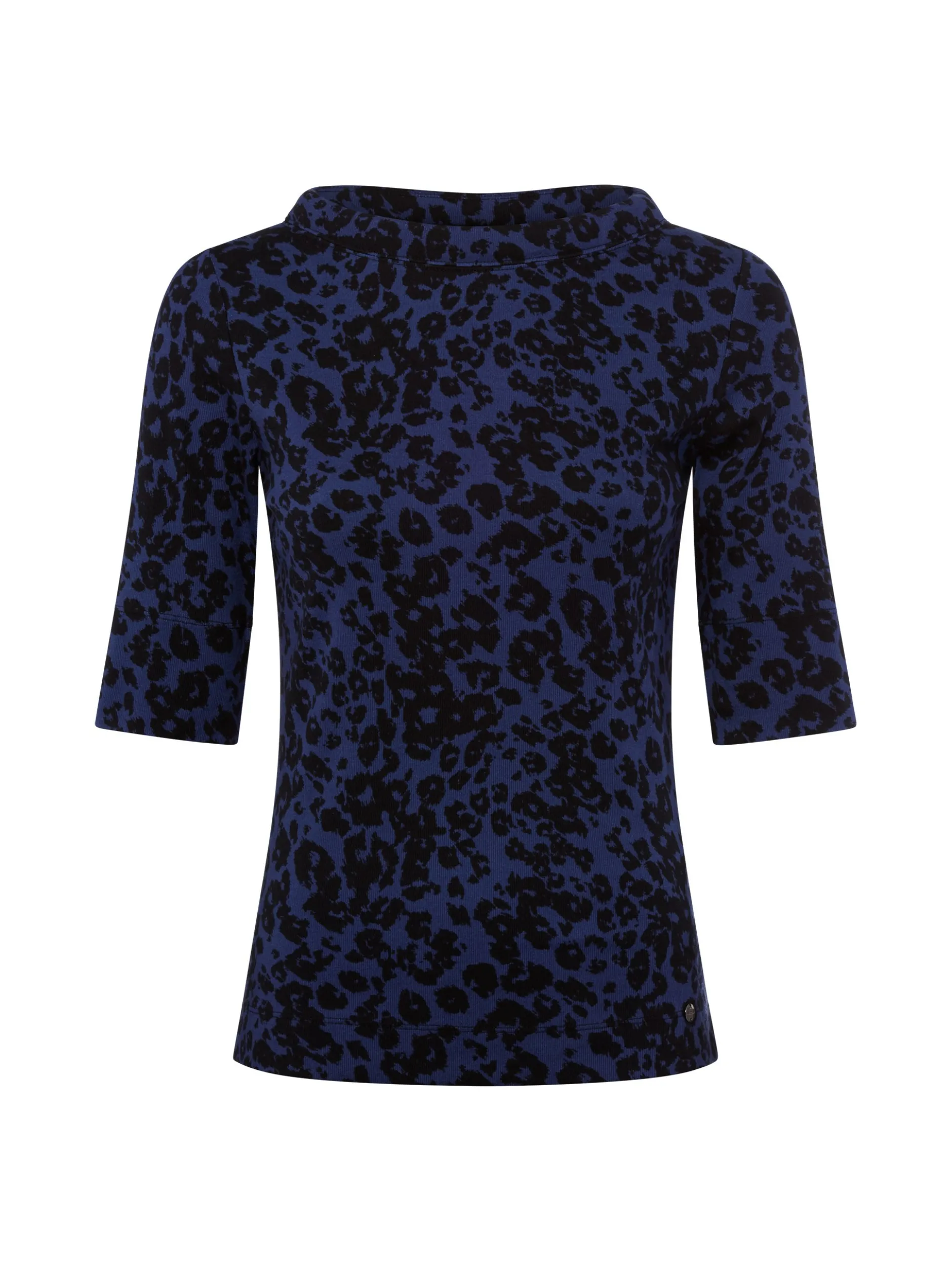 Marc Cain Collections Damen Jersey-Shirt in indigo schwarz