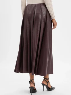Marc Cain Collections Damen Midirock in schoko