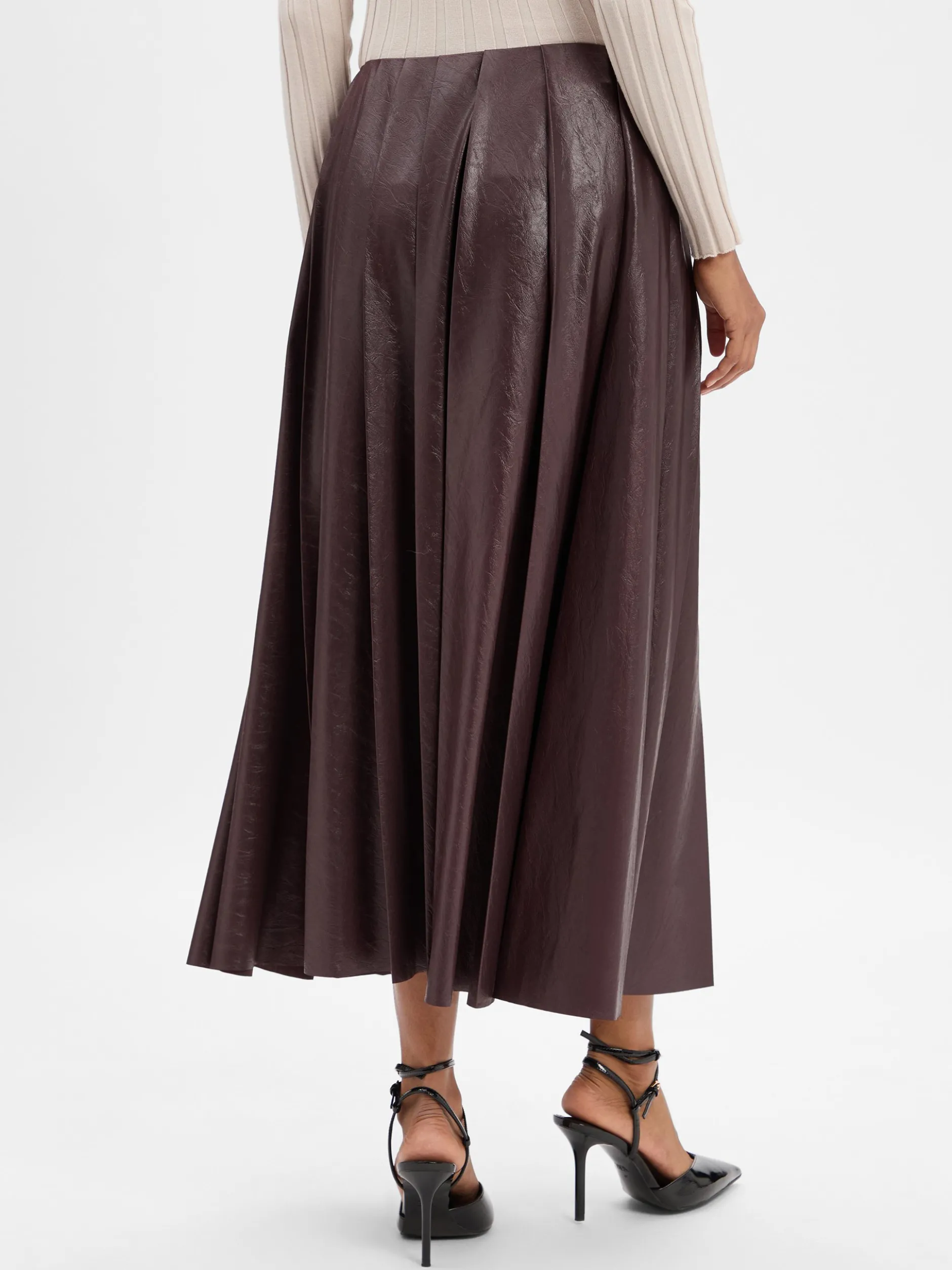 Marc Cain Collections Damen Midirock in schoko