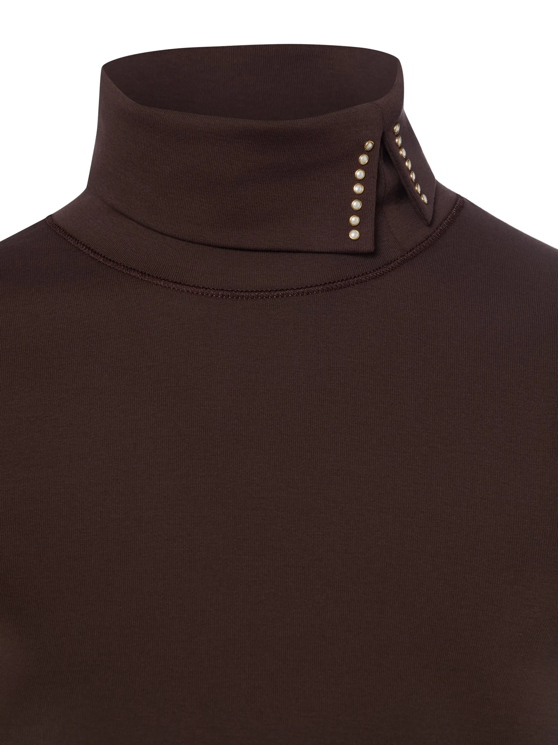 Marc Cain Collections Damen Rollkragenshirt in schoko