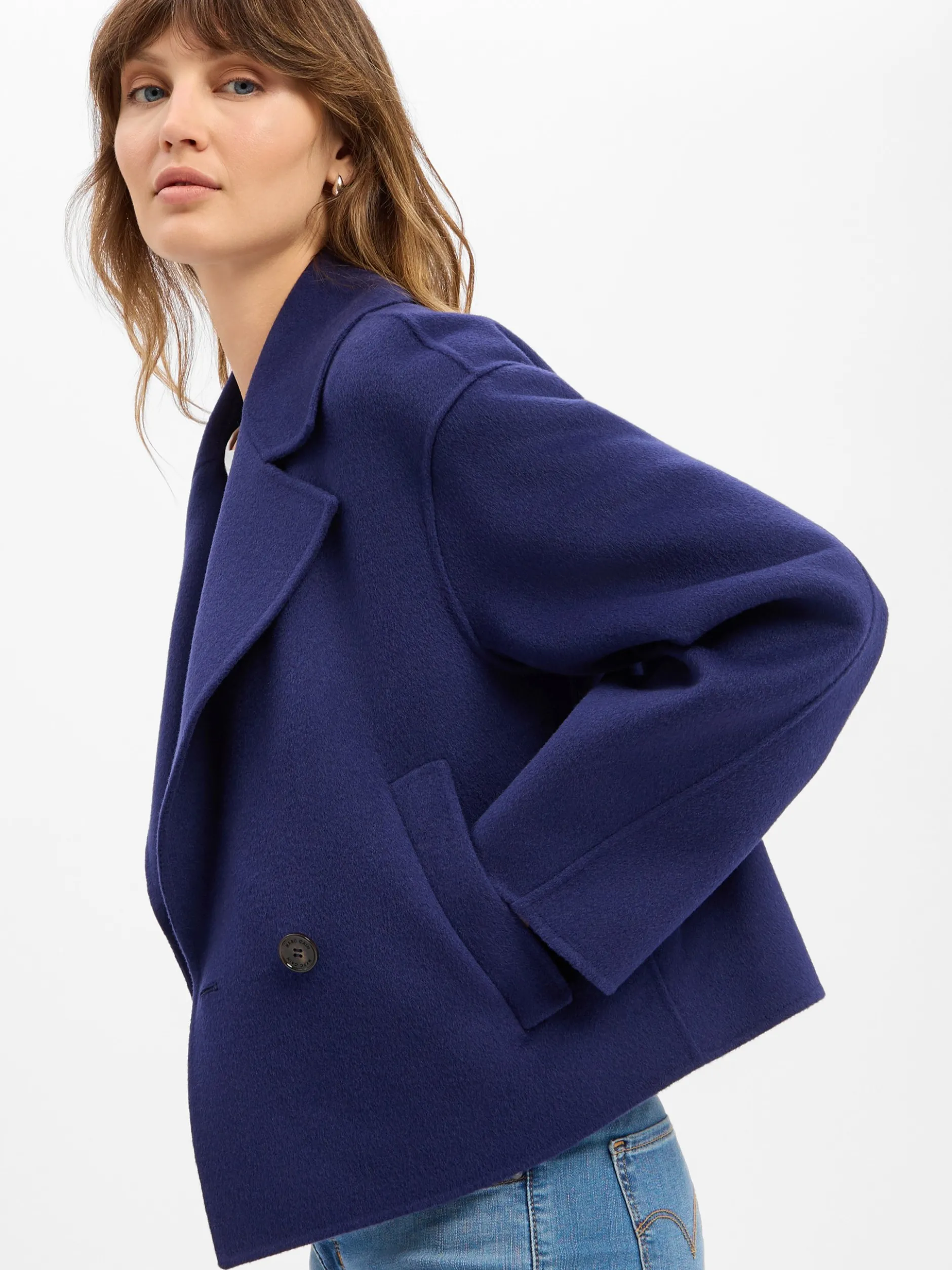 Marc Cain Collections Damen Wolljacke in indigo