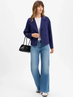 Marc Cain Collections Damen Wolljacke in indigo