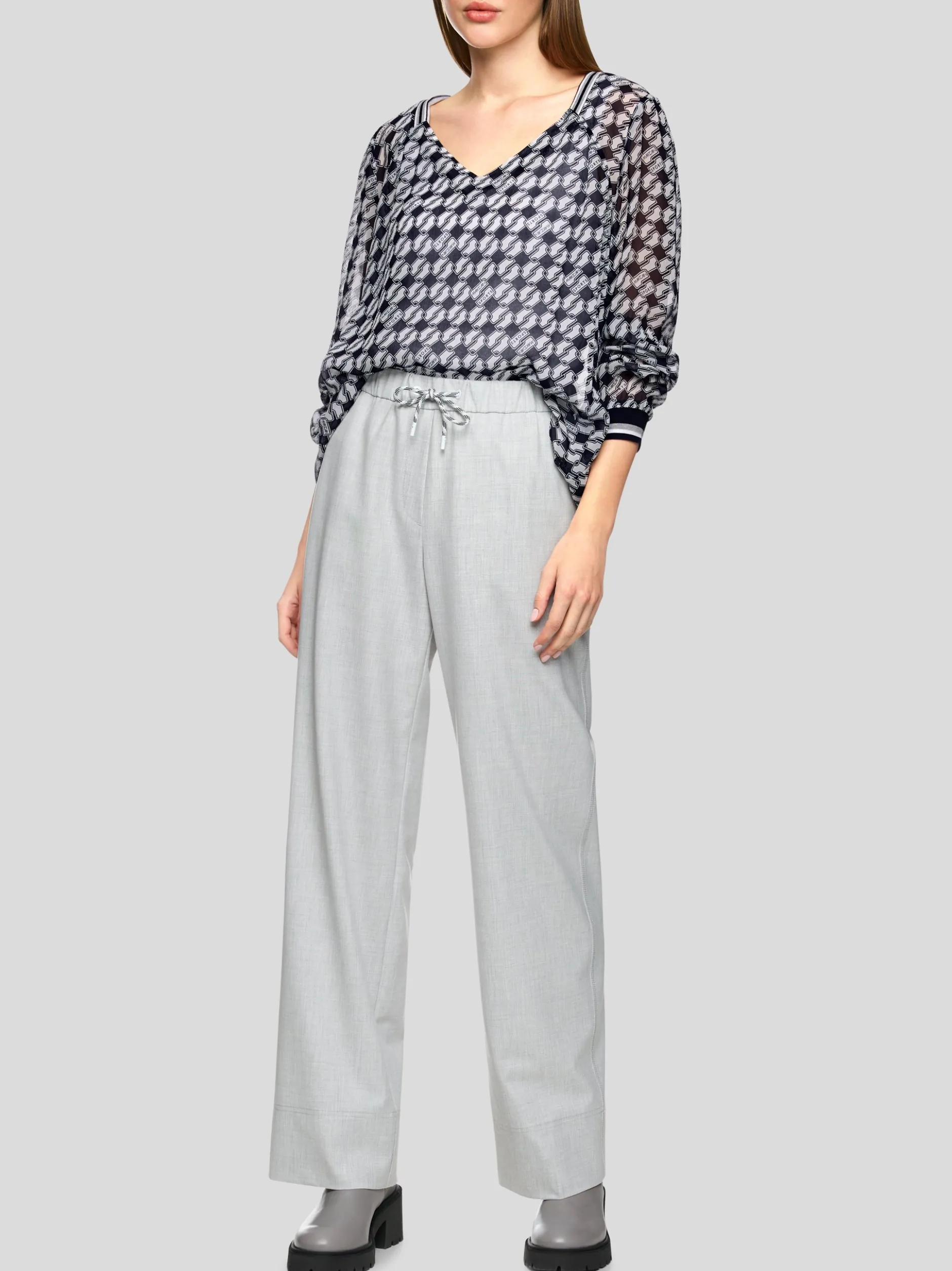 Marc Cain Damen Bluse in blau