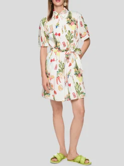 Marc Cain Damen Blusenkleid in mehrfarbig