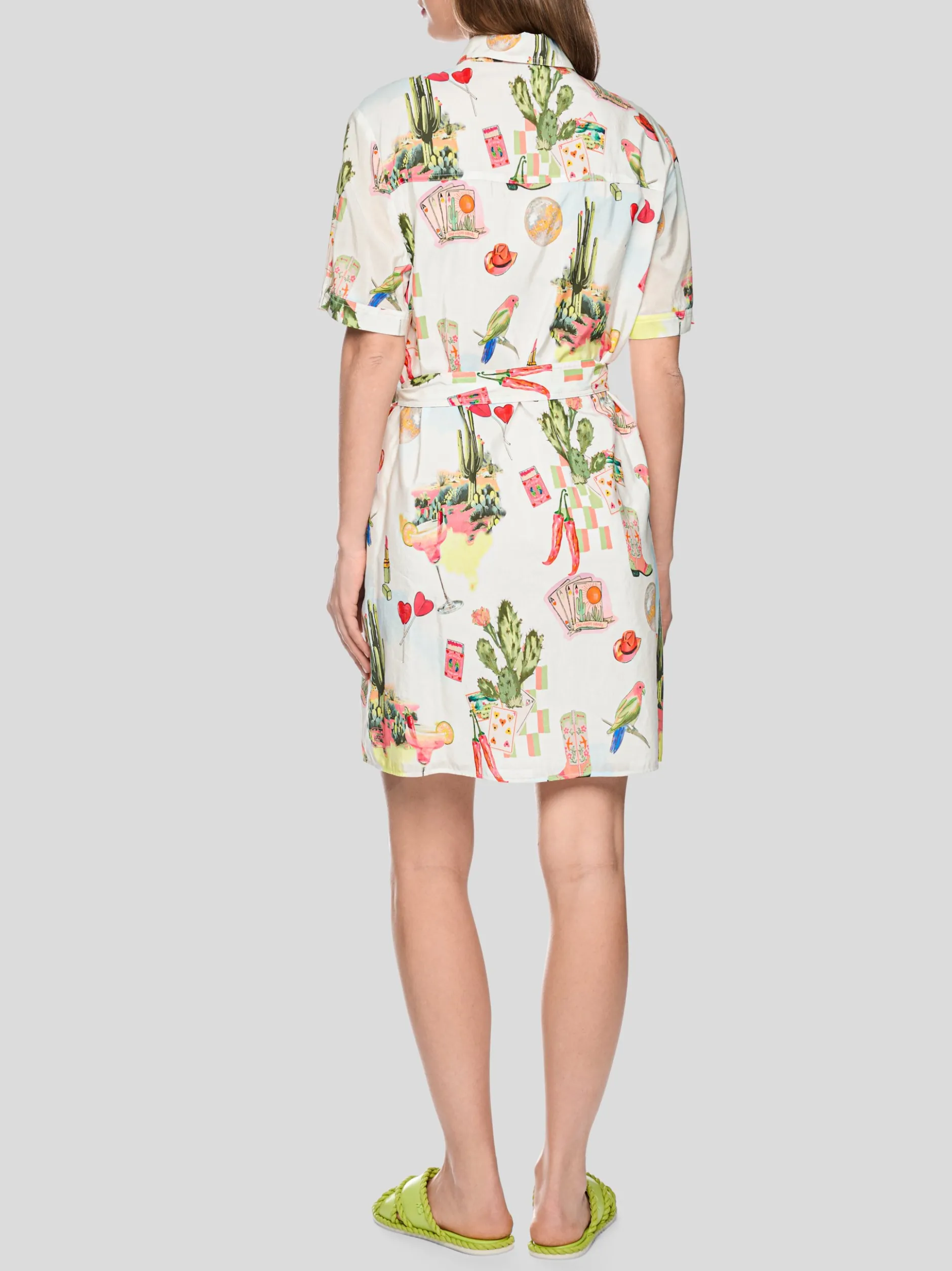 Marc Cain Damen Blusenkleid in mehrfarbig