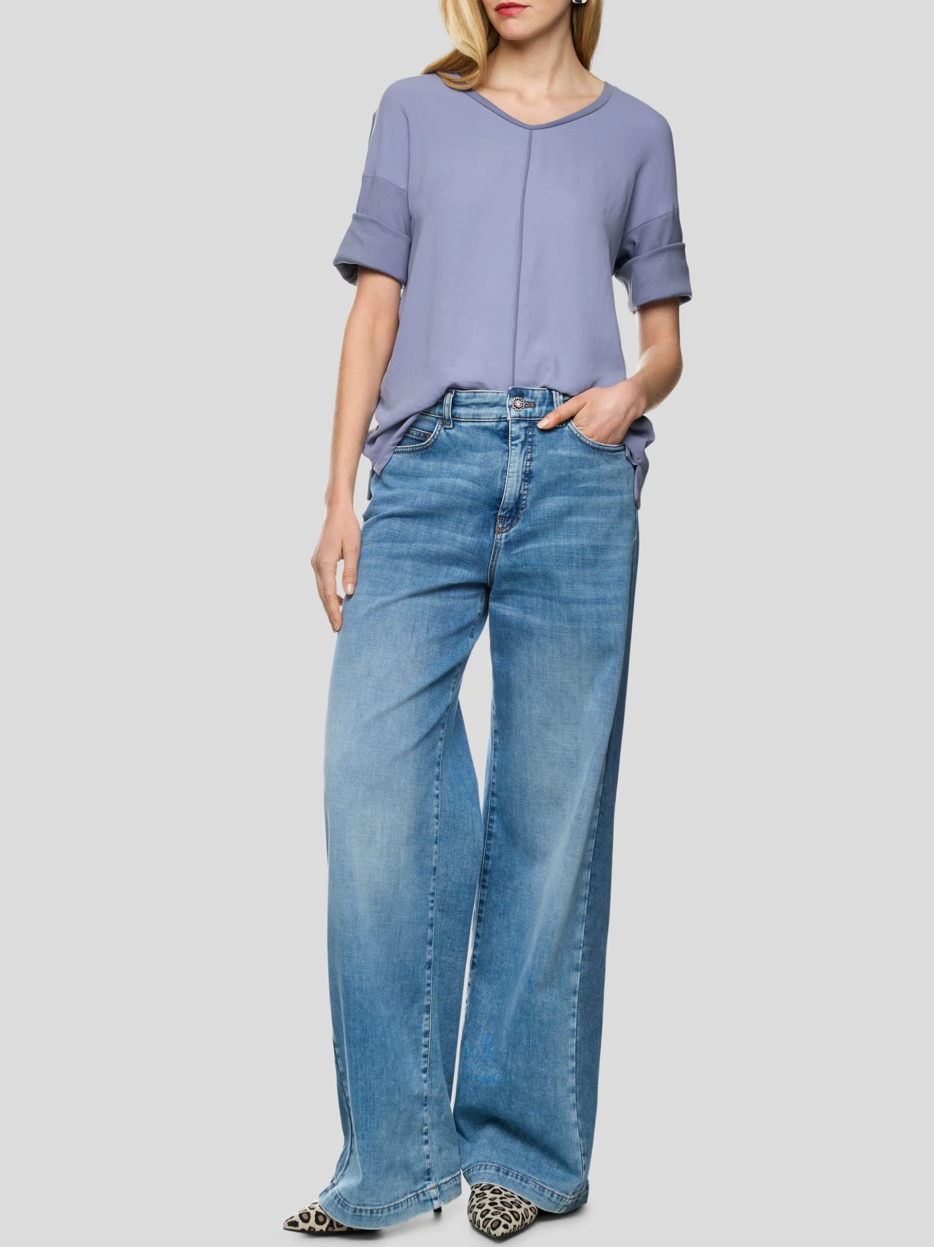 Marc Cain Damen Blusenshirt in lila