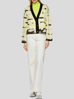 Marc Cain Damen Cardigan in oliv