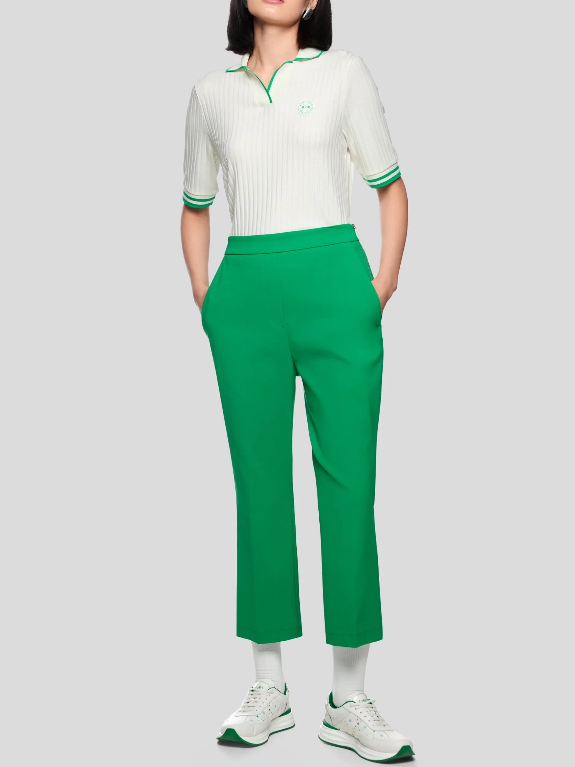Marc Cain Damen Hose - FUYU in grün