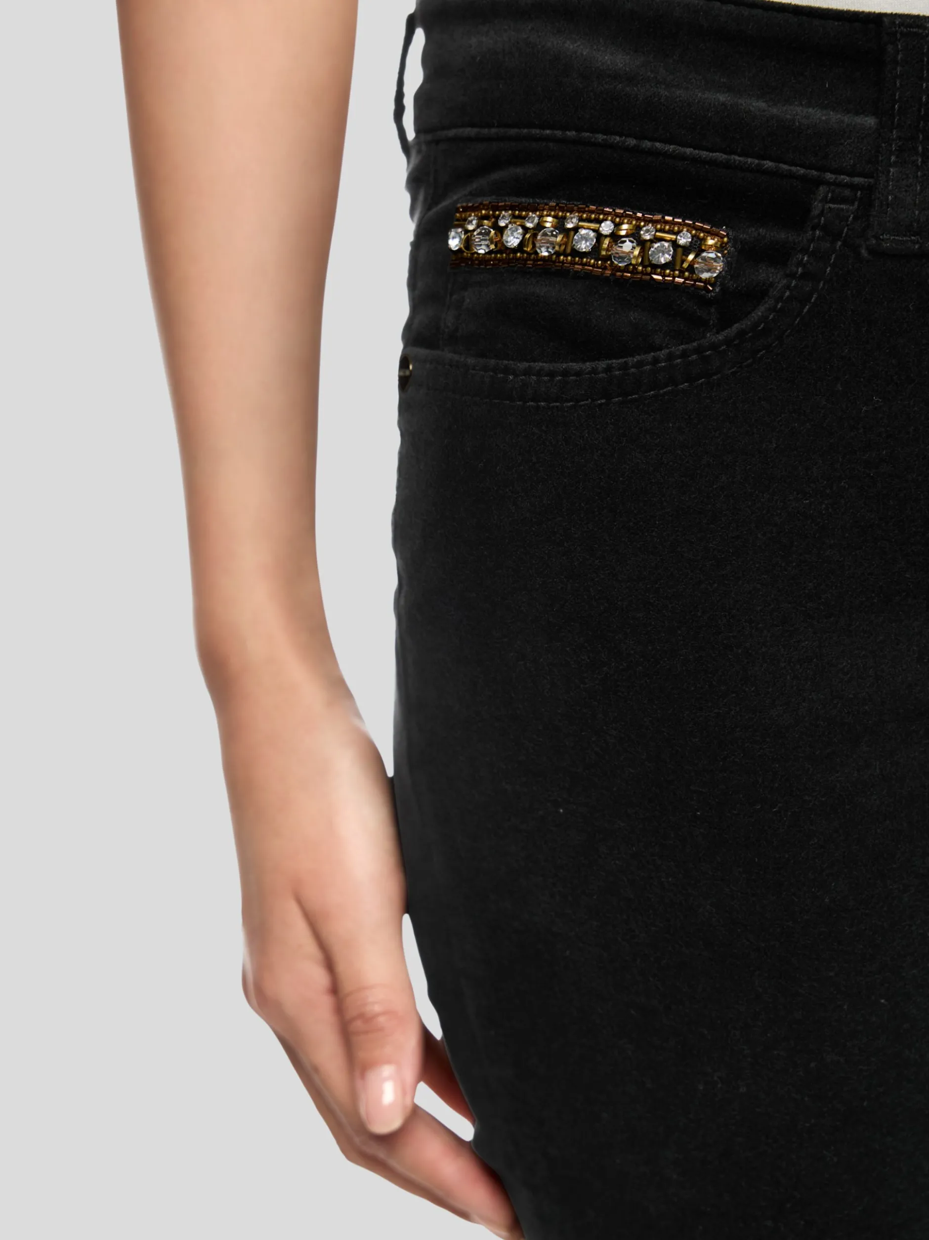 Marc Cain Damen Hose - SILVI in schwarz