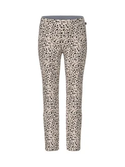Marc Cain Damen Hose - SOFIA in ecru mehrfarbig