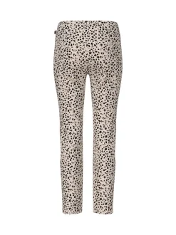 Marc Cain Damen Hose - SOFIA in ecru mehrfarbig