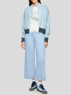Marc Cain Damen Hose - WELKOM in hellblau