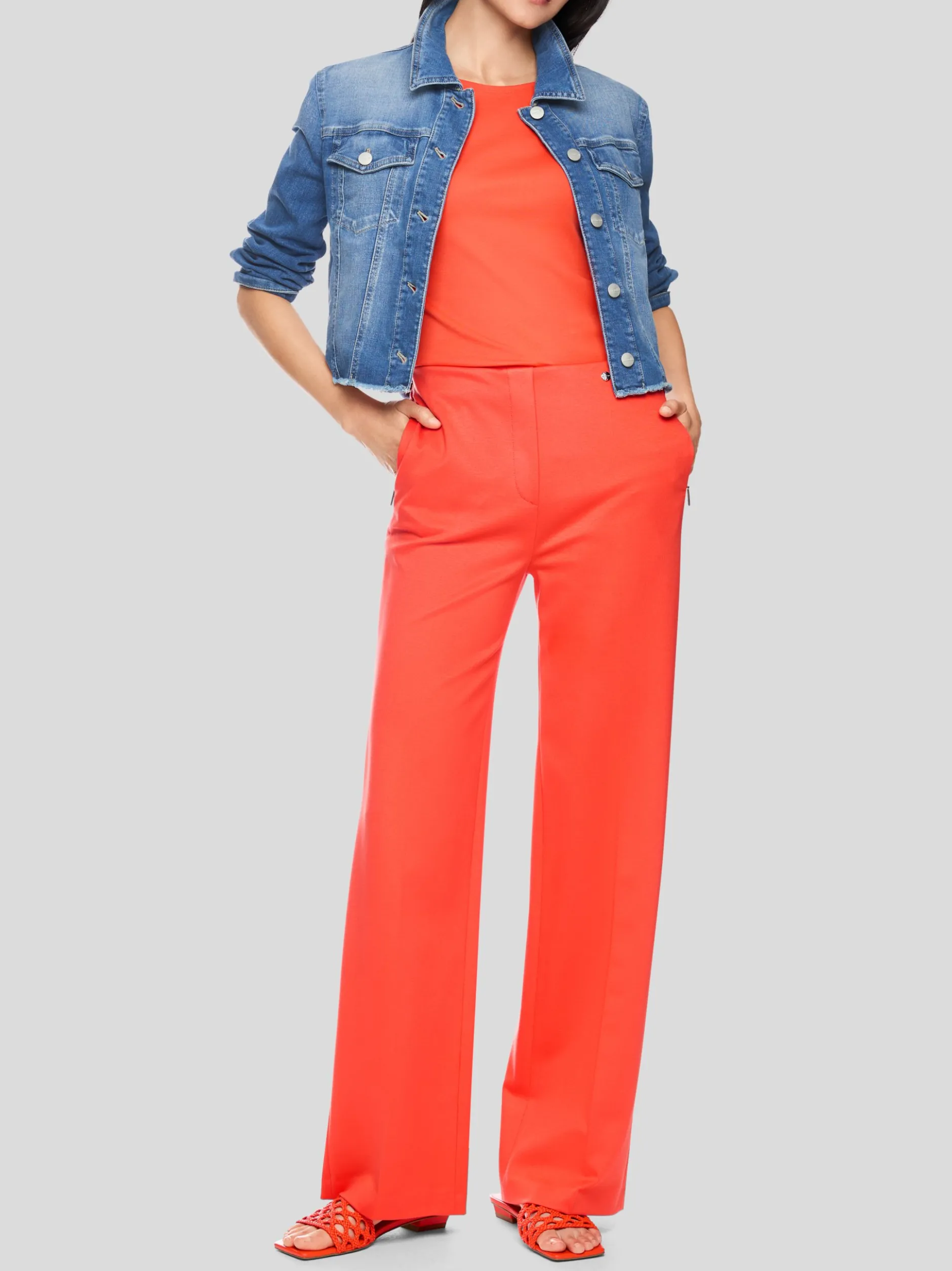 Marc Cain Damen Hose - WINDER in rot