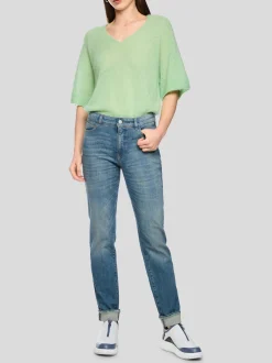 Marc Cain Damen Jeans - SILEA in blau