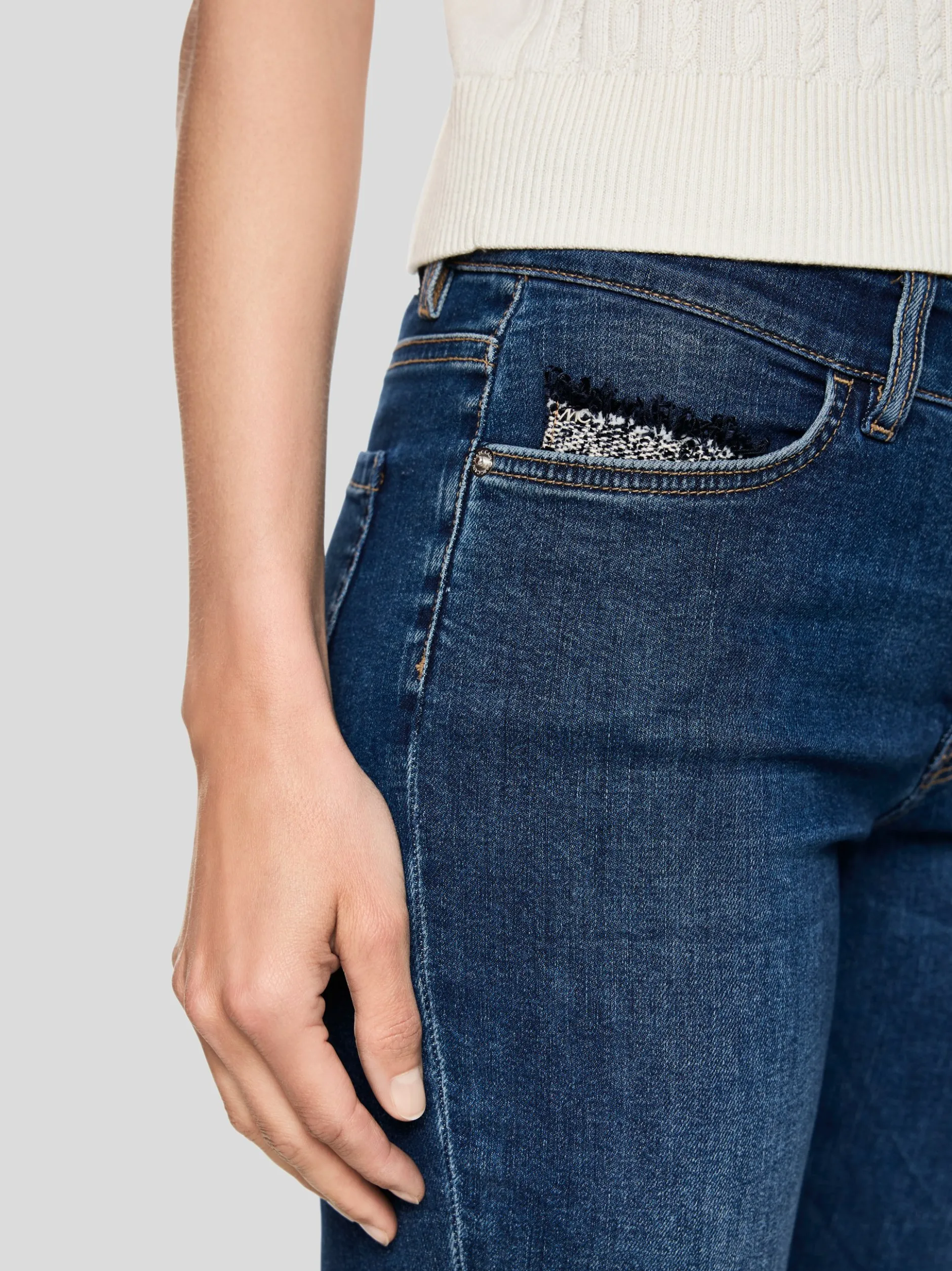 Marc Cain Damen Jeans - SILEA in indigo