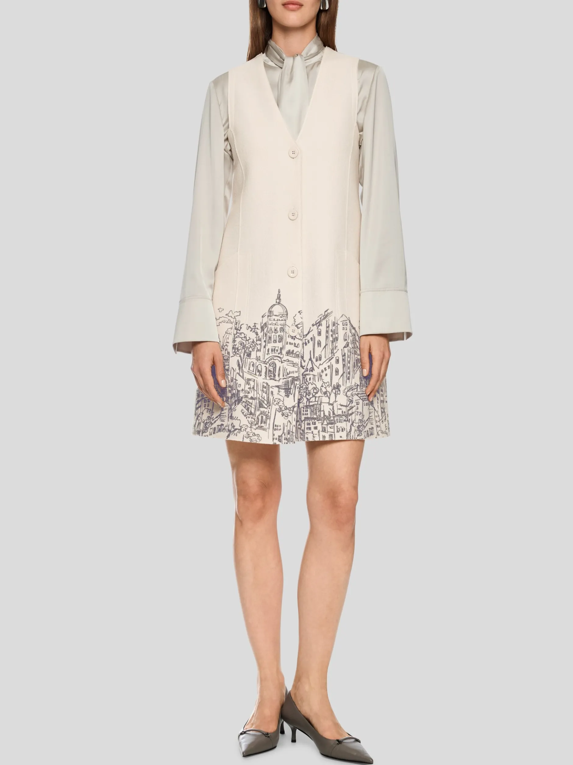 Marc Cain Damen Kleid in beige