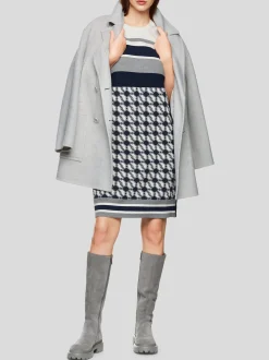 Marc Cain Damen Kleid in blau
