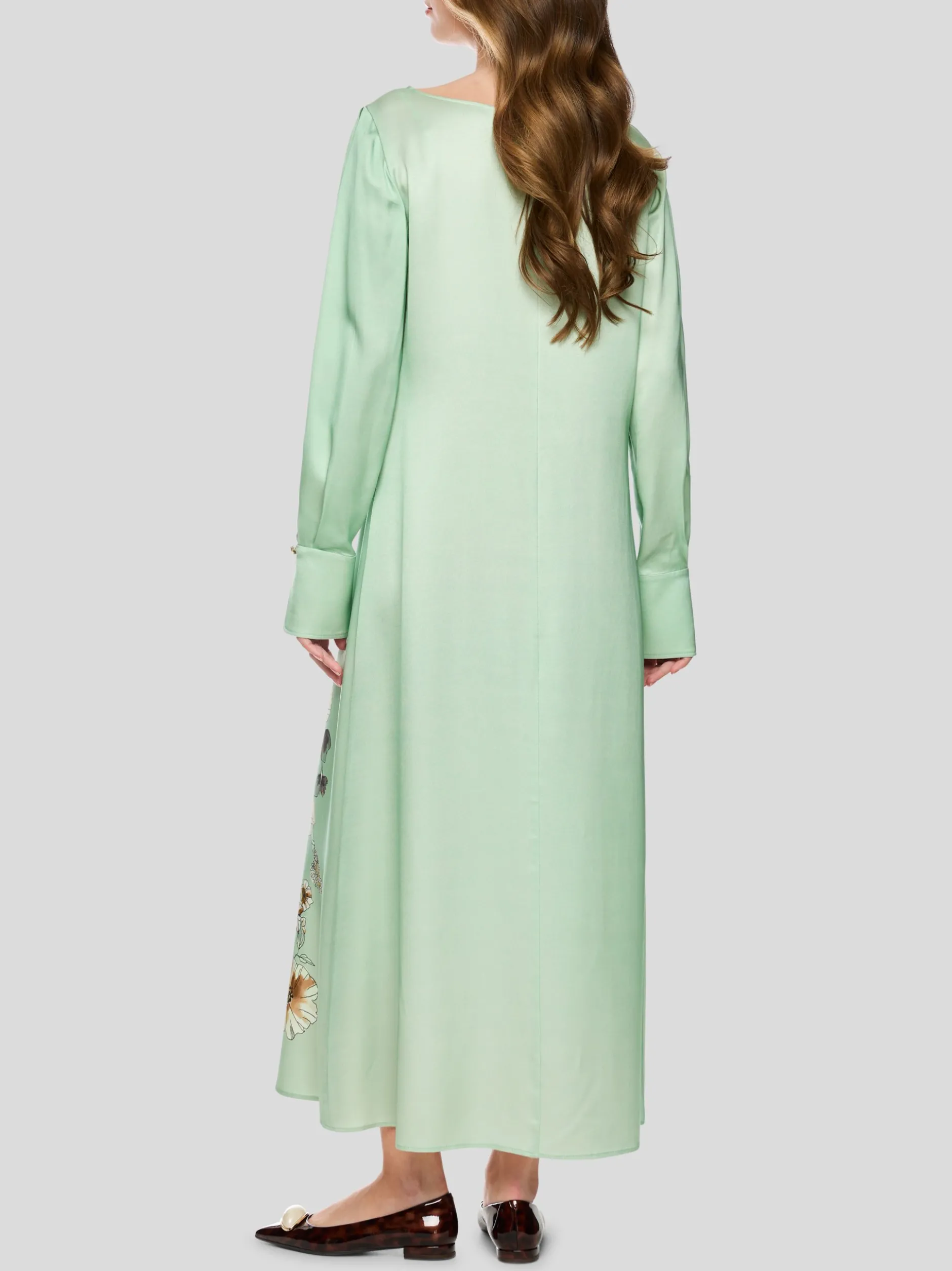 Marc Cain Damen Kleid in mint mehrfarbig