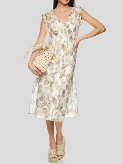 Marc Cain Damen Kleid in weiß