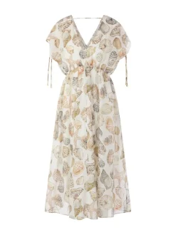 Marc Cain Damen Kleid in weiß