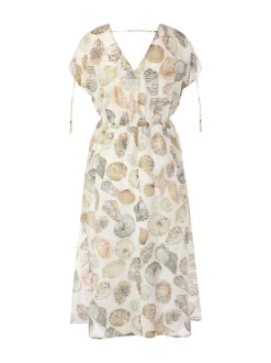 Marc Cain Damen Kleid in weiß