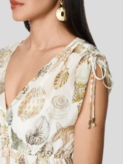 Marc Cain Damen Kleid in weiß
