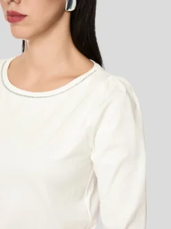 Marc Cain Damen Langarmshirt in weiß