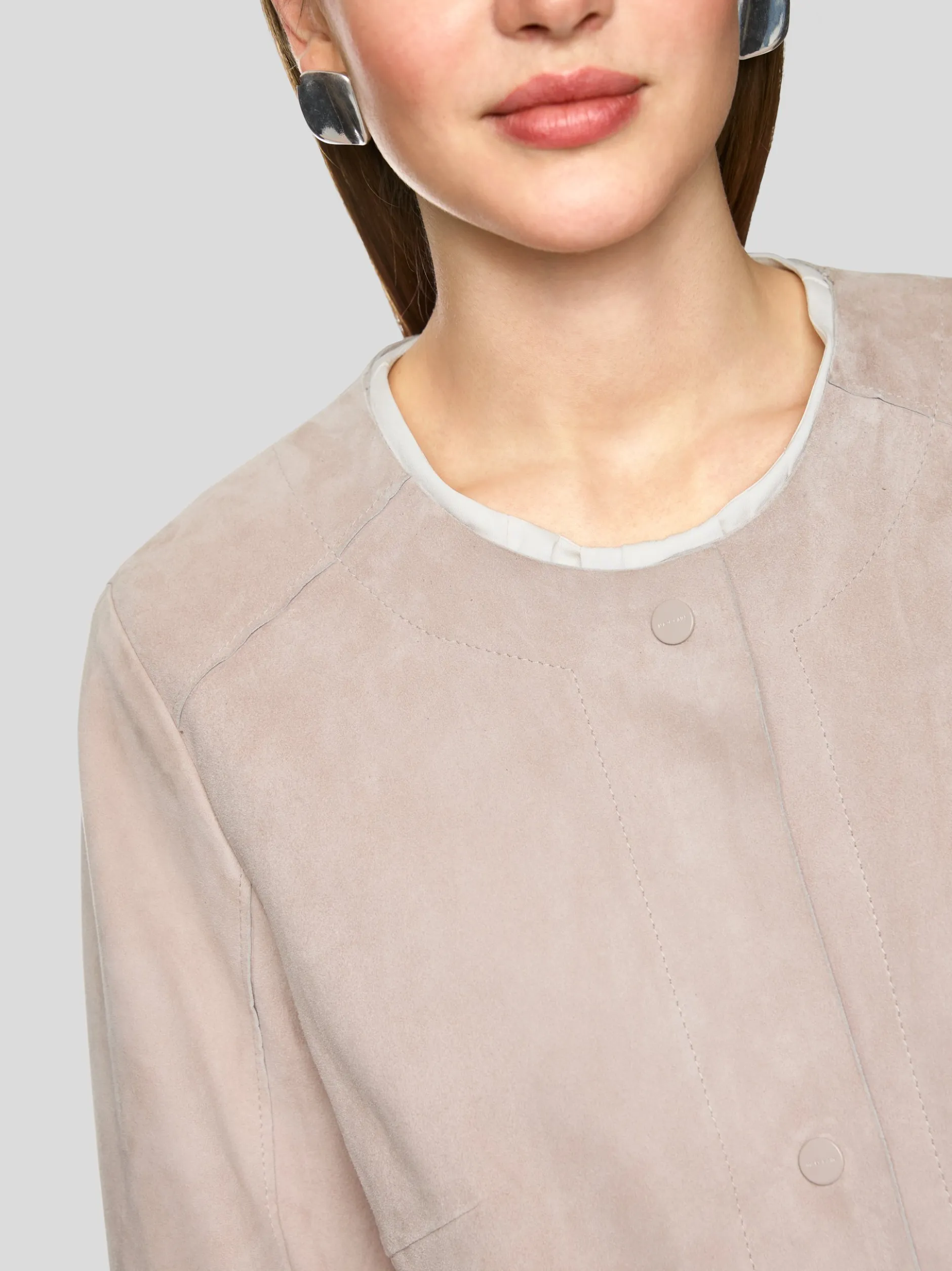 Marc Cain Damen Mantel in taupe