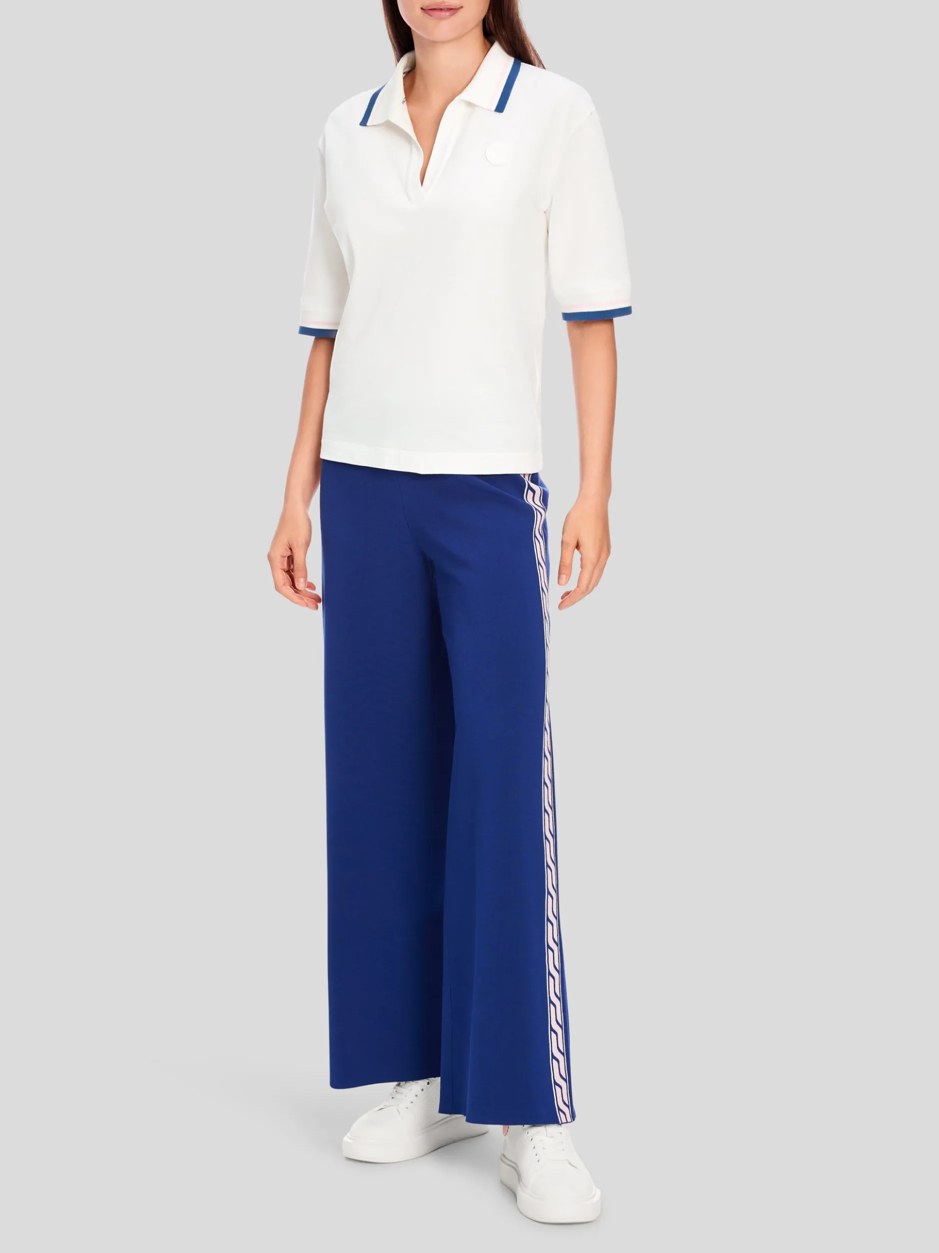 Marc Cain Damen Poloshirt in weiß