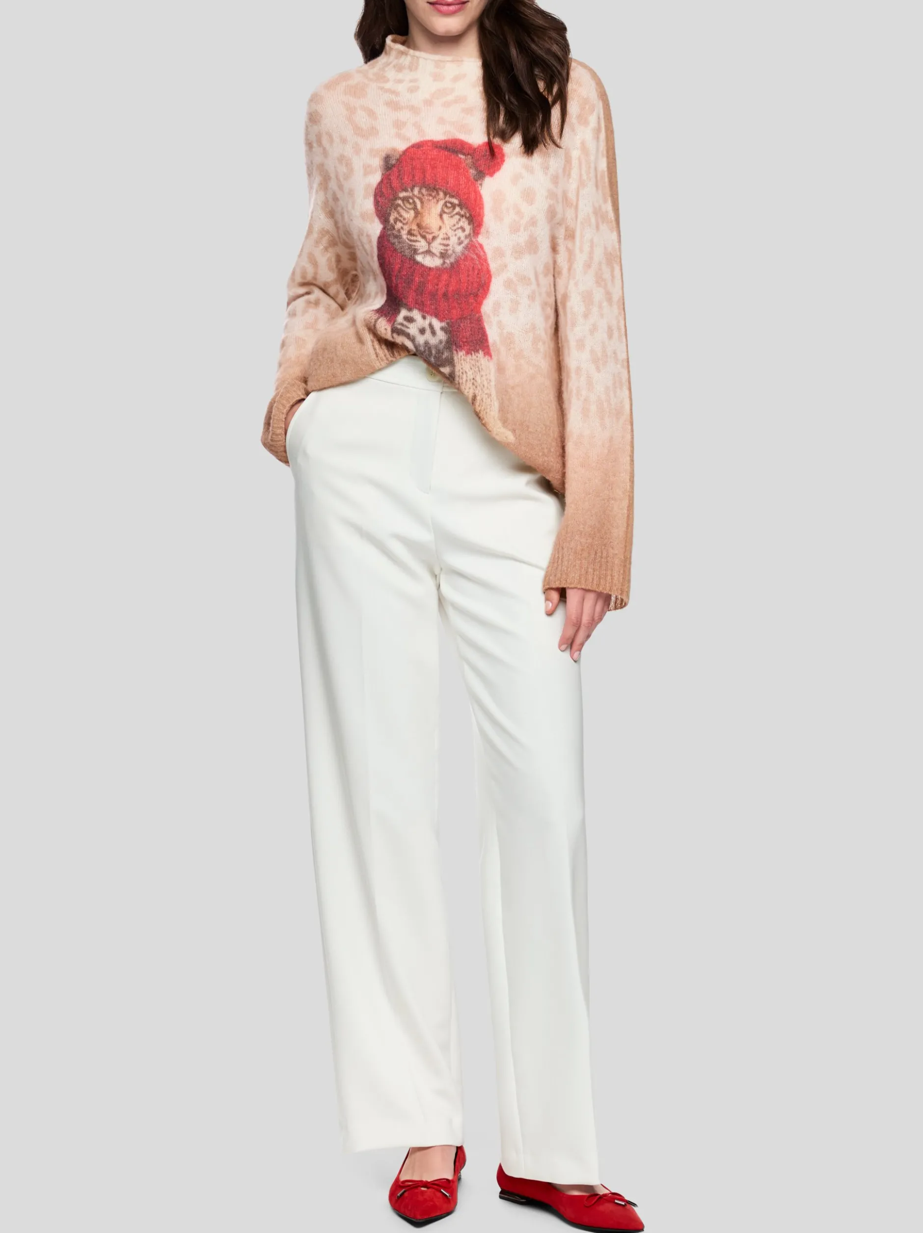 Marc Cain Damen Pullover in braun
