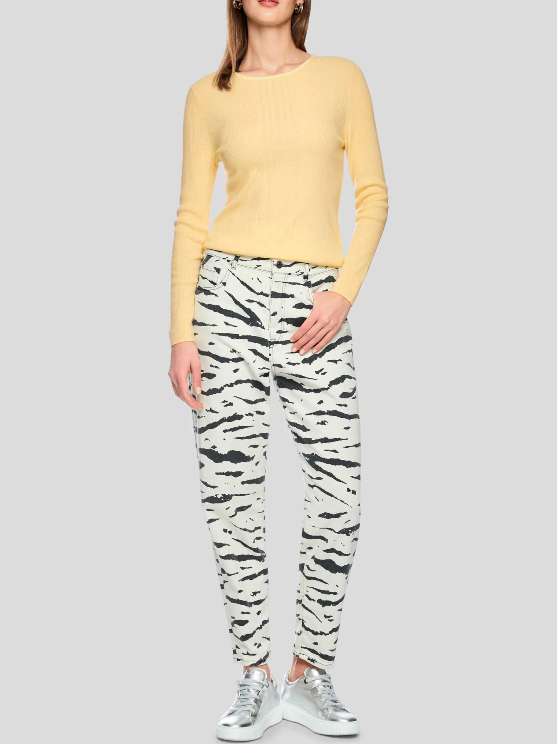 Marc Cain Damen Pullover in gelb