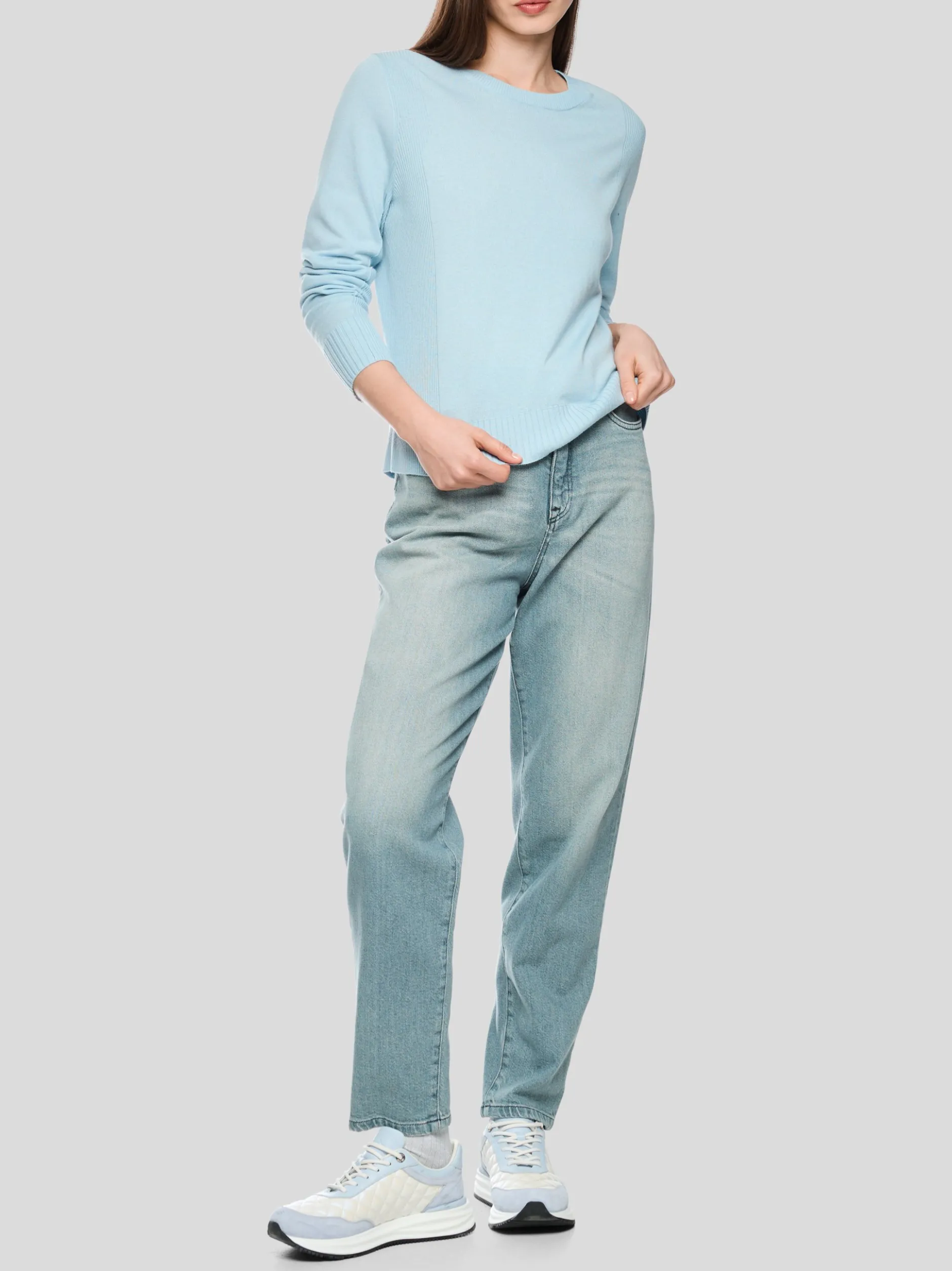 Marc Cain Damen Pullover in hellblau