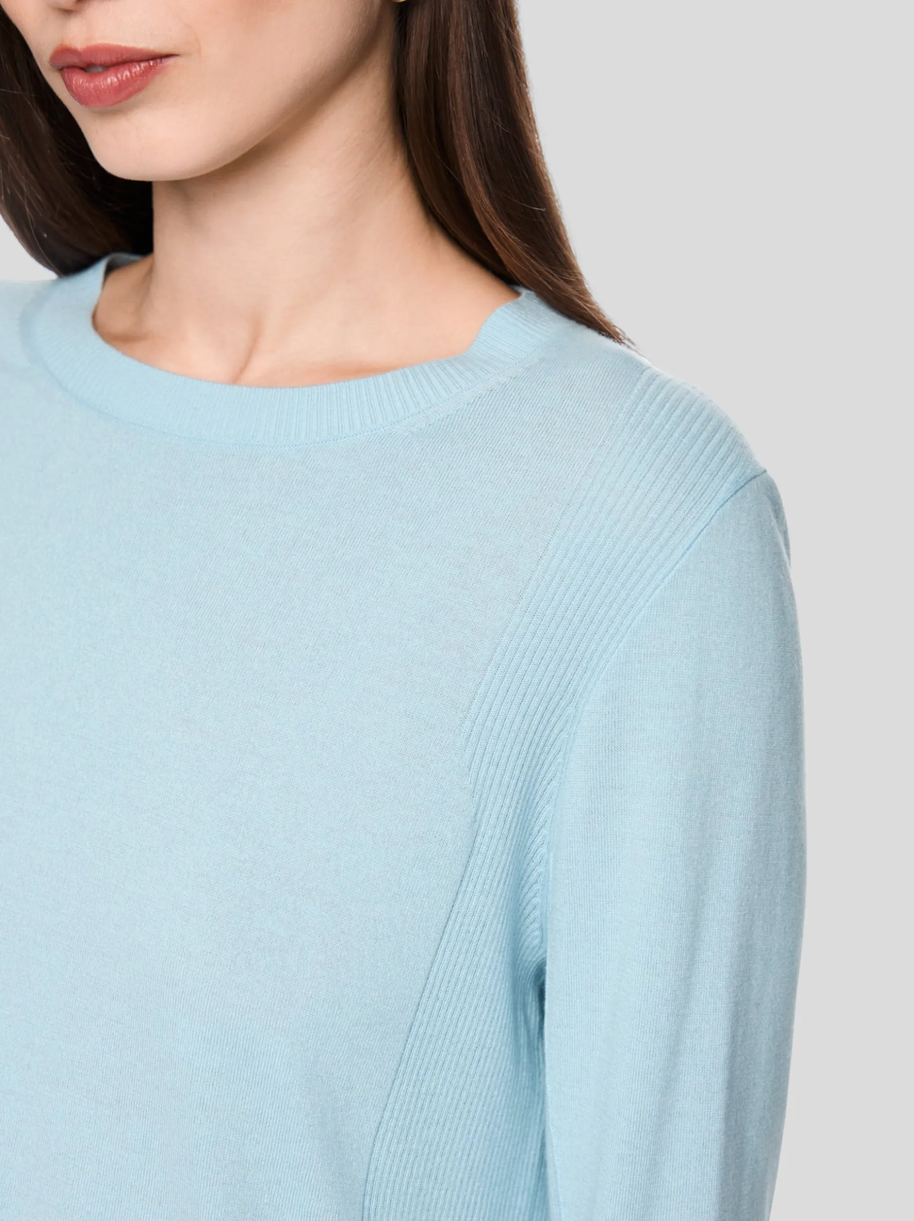 Marc Cain Damen Pullover in hellblau