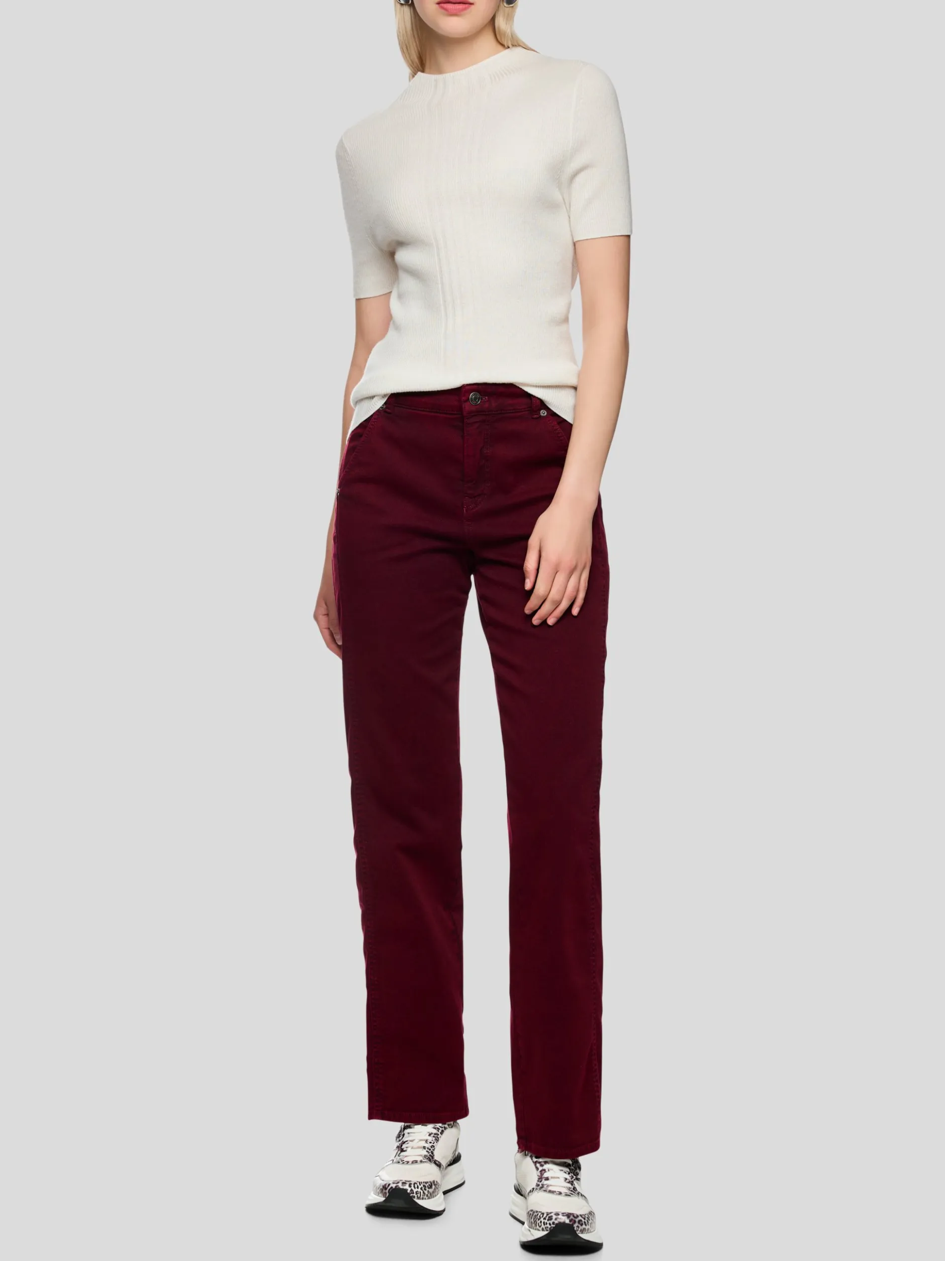 Marc Cain Damen Pullover in weiß