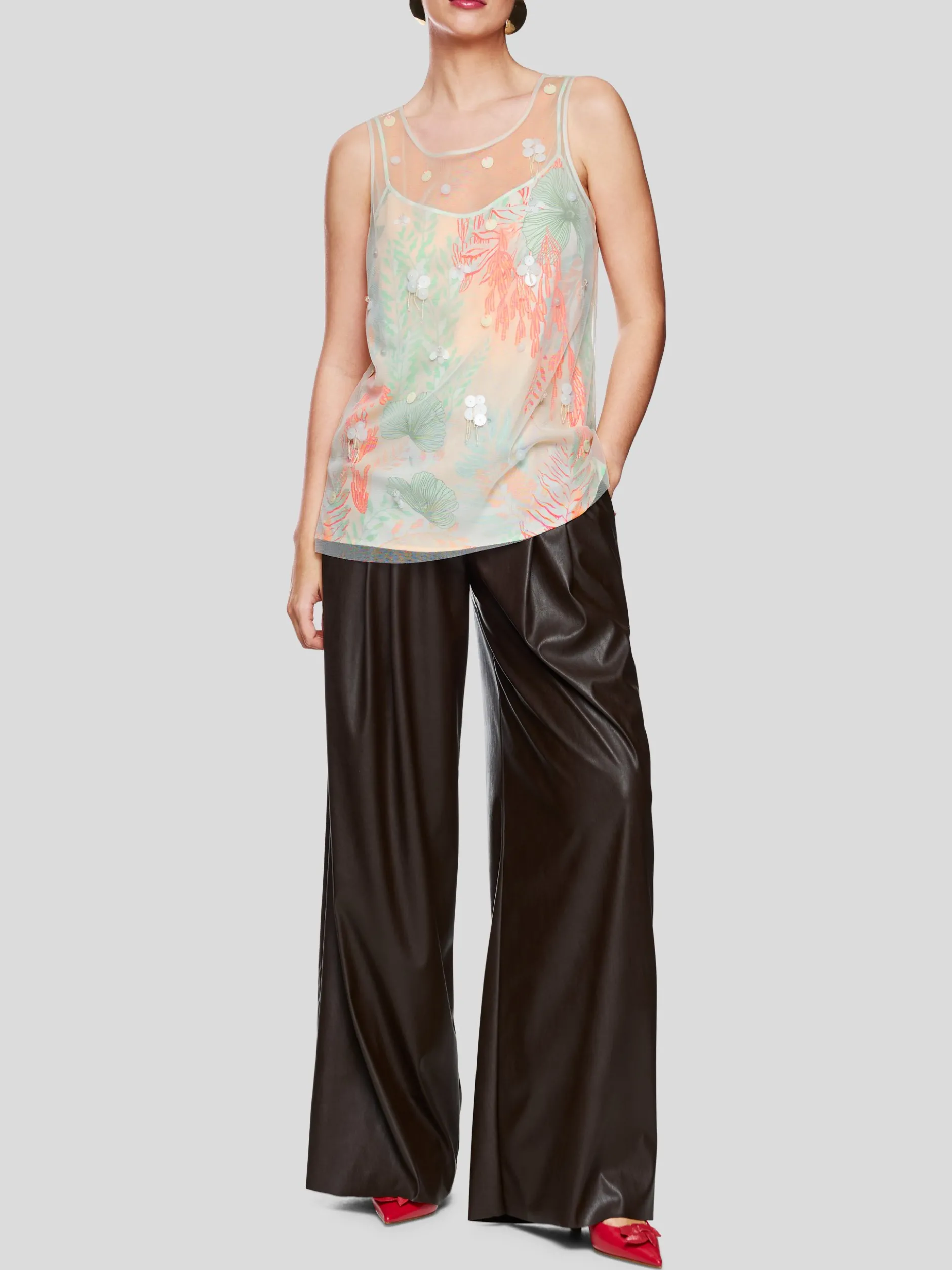 Marc Cain Damen Top in ecru