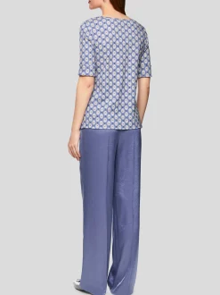 Marc Cain Damen T-Shirt in lila