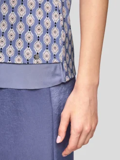Marc Cain Damen T-Shirt in lila