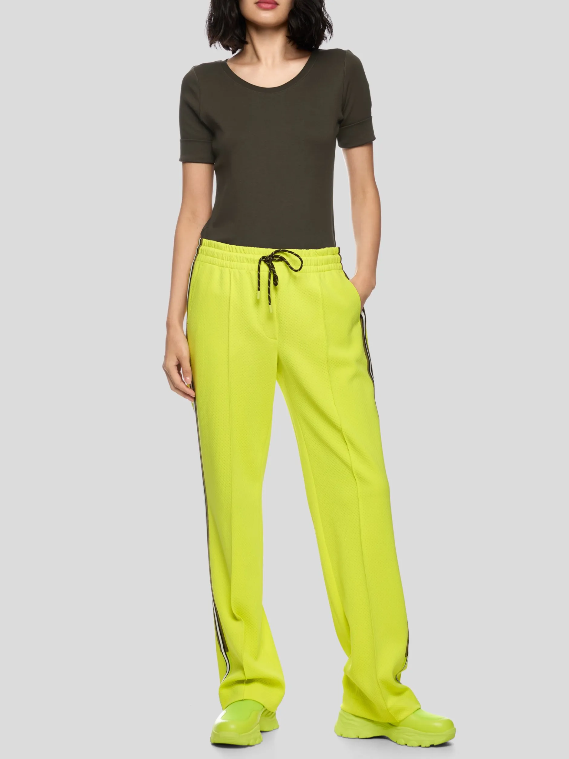 Marc Cain Damen T-Shirt in oliv