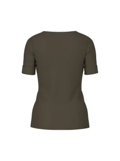 Marc Cain Damen T-Shirt in oliv