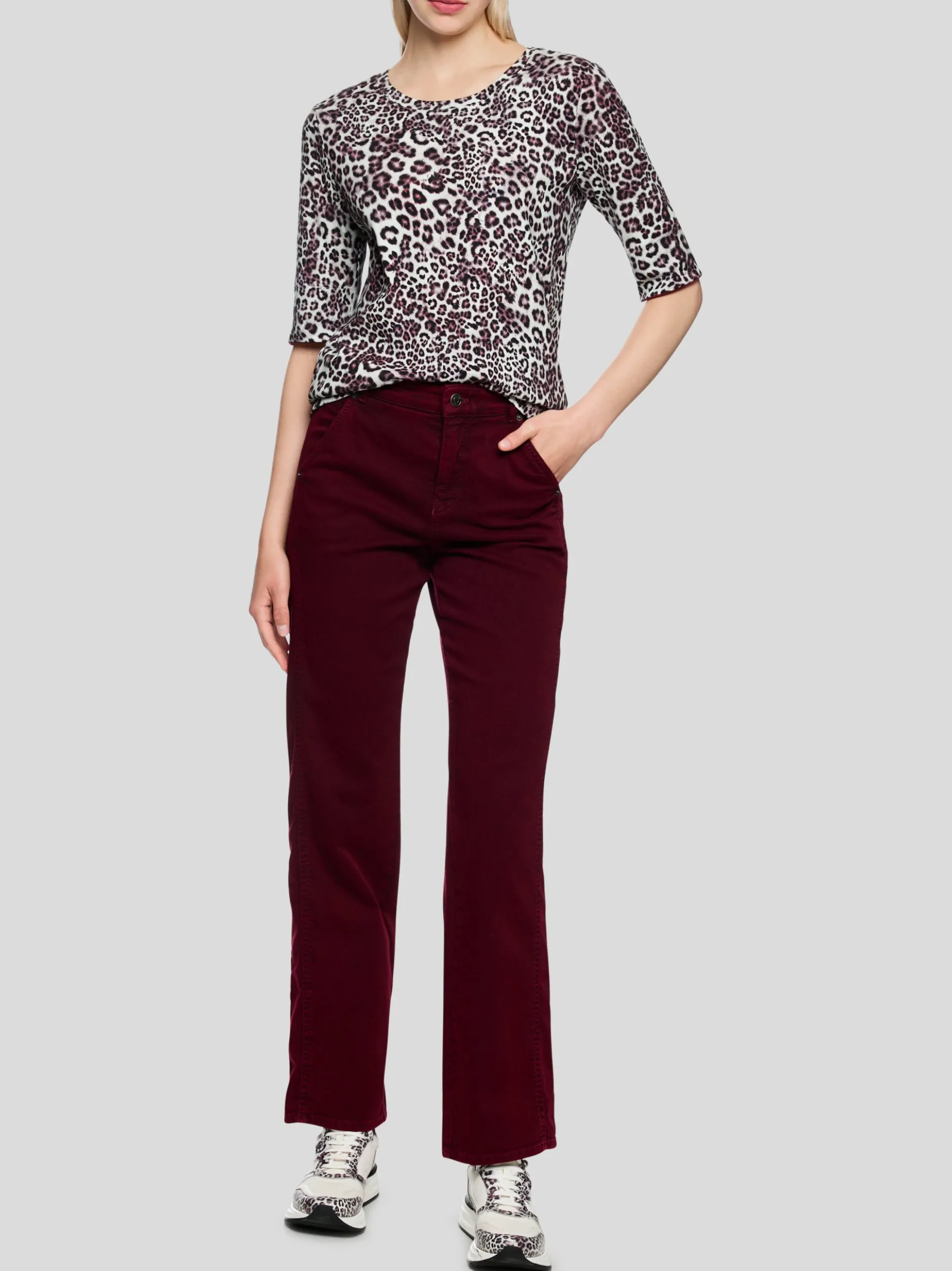 Marc Cain Damen T-Shirt in rot