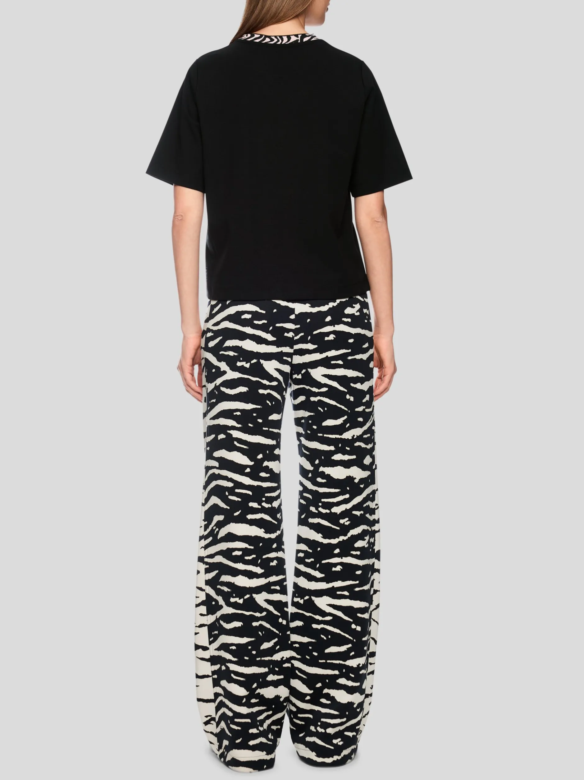 Marc Cain Damen T-Shirt in schwarz