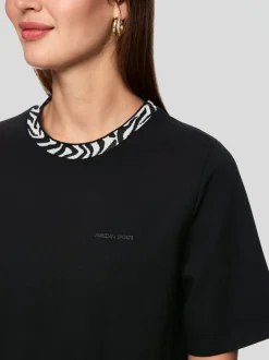 Marc Cain Damen T-Shirt in schwarz