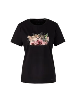 Marc Cain Damen T-Shirt in schwarz