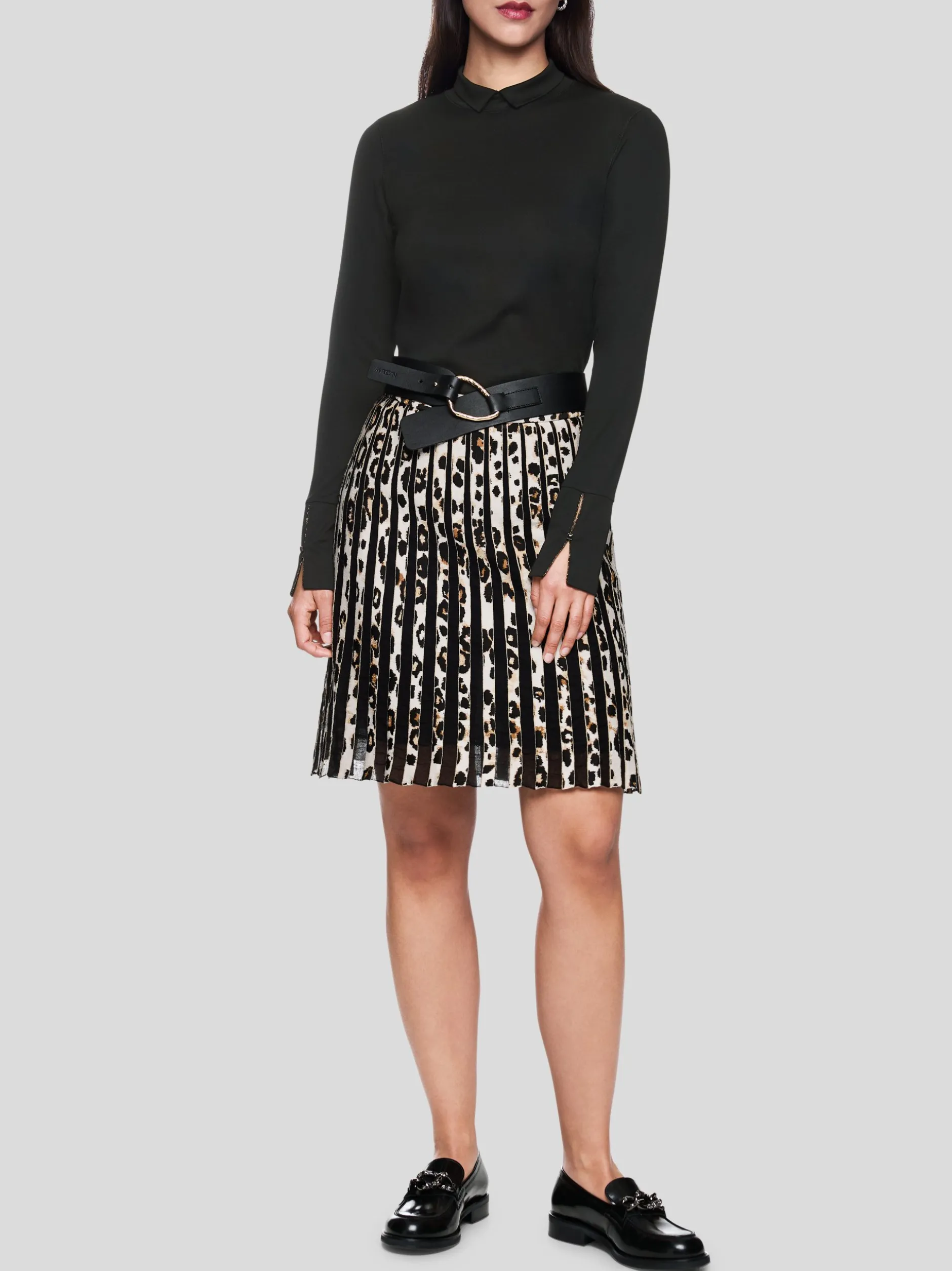 Marc Cain Damen T-Shirt in schwarz