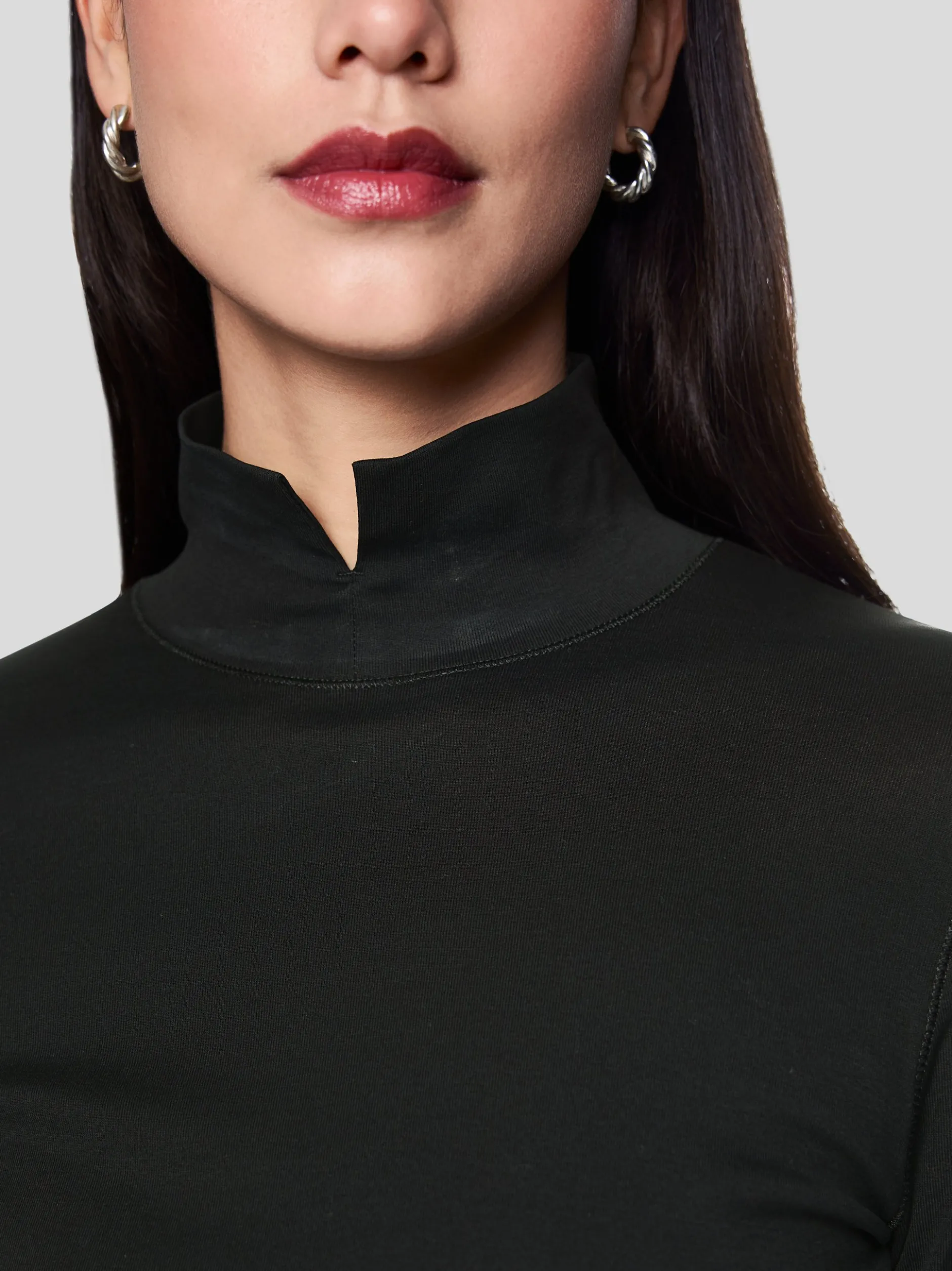 Marc Cain Damen T-Shirt in schwarz